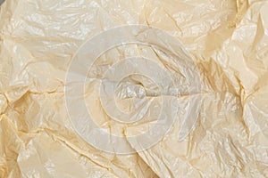 Plastic or polyethylene bag texture, macro, abstract background