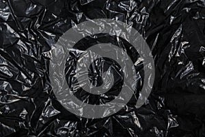 Plastic or polyethylene bag texture, macro, abstract background