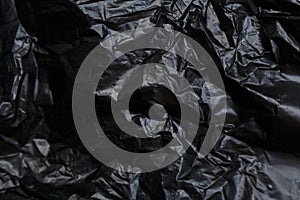 Plastic or polyethylene bag texture, macro, abstract background
