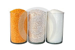 Plastic polypropylene beads, Industrial multi colour granules