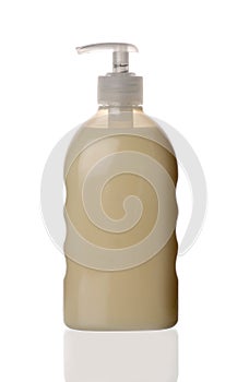 Plastic pump soap bottle