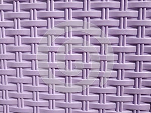plastic with a purple woven bamboo pattern