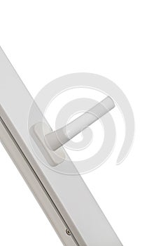 Plastic pvc window with handle