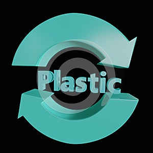 Plastic recycling symbol
