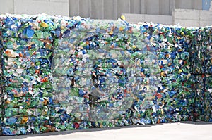 Plastic recycling - waste photo