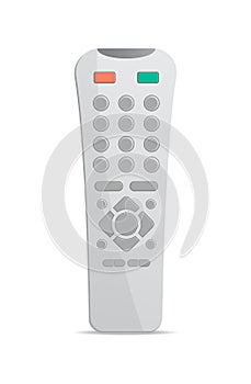 Plastic remote control for electronics icon