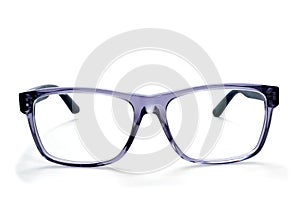 Plastic rimmed eyeglasses