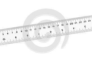 A plastic Ruler