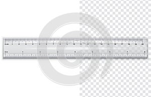 Plastic ruler photo