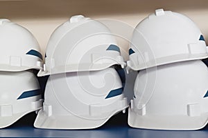 Plastic safety helmets