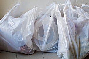 Plastic shopping bags