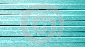 Plastic siding wall texture in cyan color.