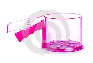 Plastic sieve for flour