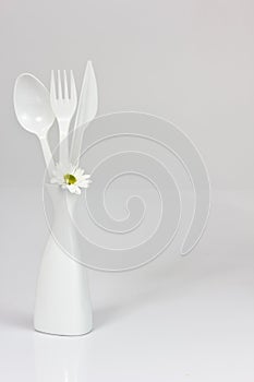 Plastic silverware