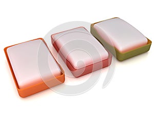 Plastic soap dish â„–9