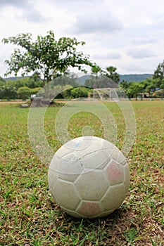 Plastic soccer ball