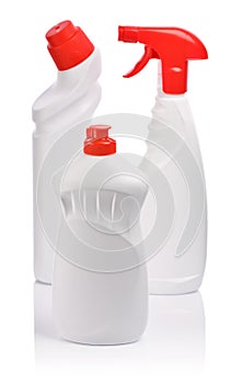 Plastic spray bottles