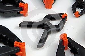 Plastic spring clamps