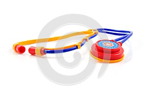 Plastic stethoscope for children