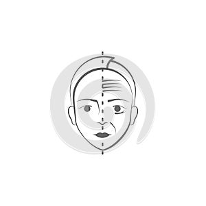 plastic surgery hand draw icon. Elements of face and body lifting illustration icon. Signs and symbols can be used for web, logo,