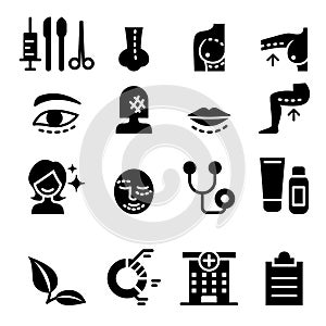 Plastic Surgery icon set