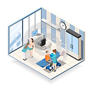 Plastic Surgery Isometric Composition