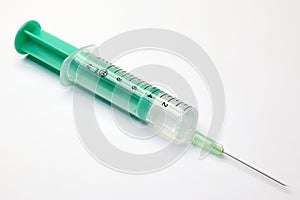 Plastic syringe