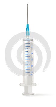Plastic syringe