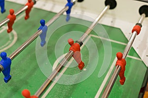 Plastic table football game