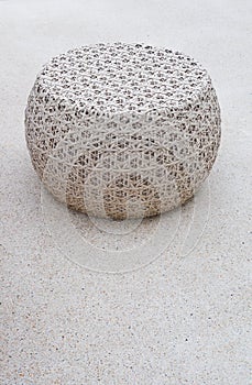 Plastic table weave