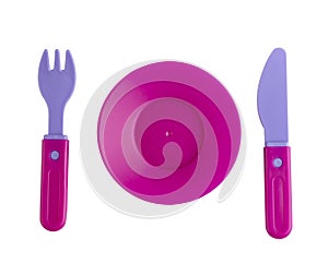 Plastic tableware toys