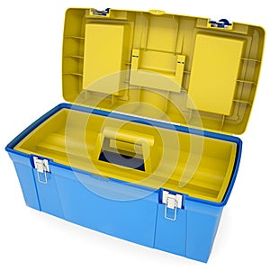 Plastic tool box