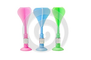 Plastic toy darts