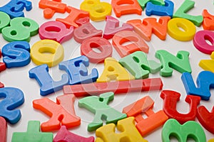 Plastic Toy Letter Spelling