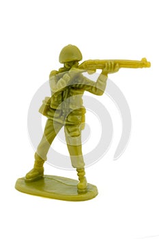Plastic toy soldier