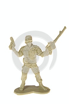 Plastic toy soldier