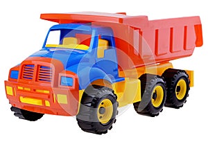 Plastic toy truck