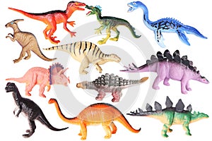 Plastic toys - dinosaurs