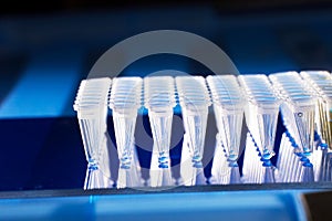Plastic tubes for DNA amplification photo