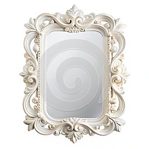 Plastic wall mirror with shatterproof frame
