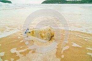 Plastic waste is not biodegradable on its own. Garbage causes waste water