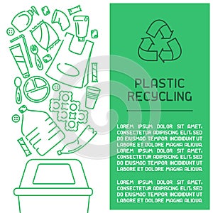 Plastic waste recycling information booklet