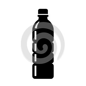 Plastic water bottle icon