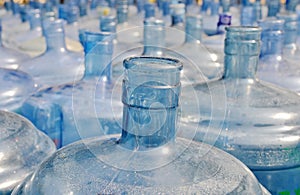 Plastic water bottles