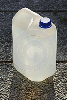 Plastic water canister