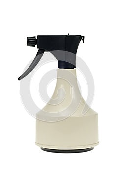 Plastic water spray bottle