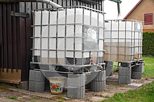 Plastic water tank