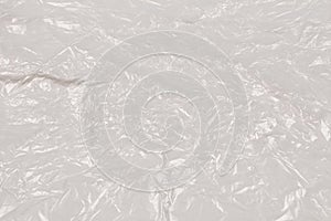 Plastic wihite background. Top view