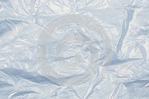 Plastic wihite background. Top view