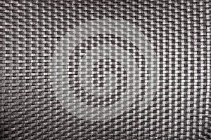 Plastic woven wicker pattern, black color background texture